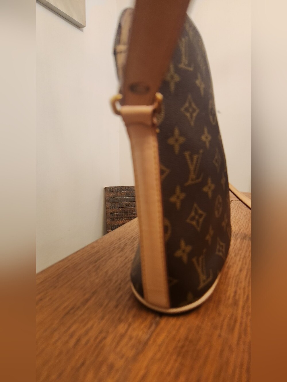 Louis Vuitton Druot Monogram Crossbody - Brown with Tan Trim - Picture 6 of 16